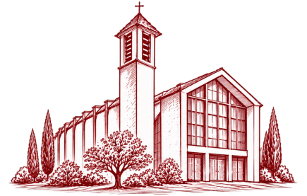 Illustrazione della Parrocchia Santa Francesca Cabrini dall’invito